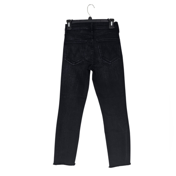 MOTHER The Mid Rise Dazzler Ankle Deep End Dark Blue Skinny Jeans 26 Preowned - Picture 2 of 10